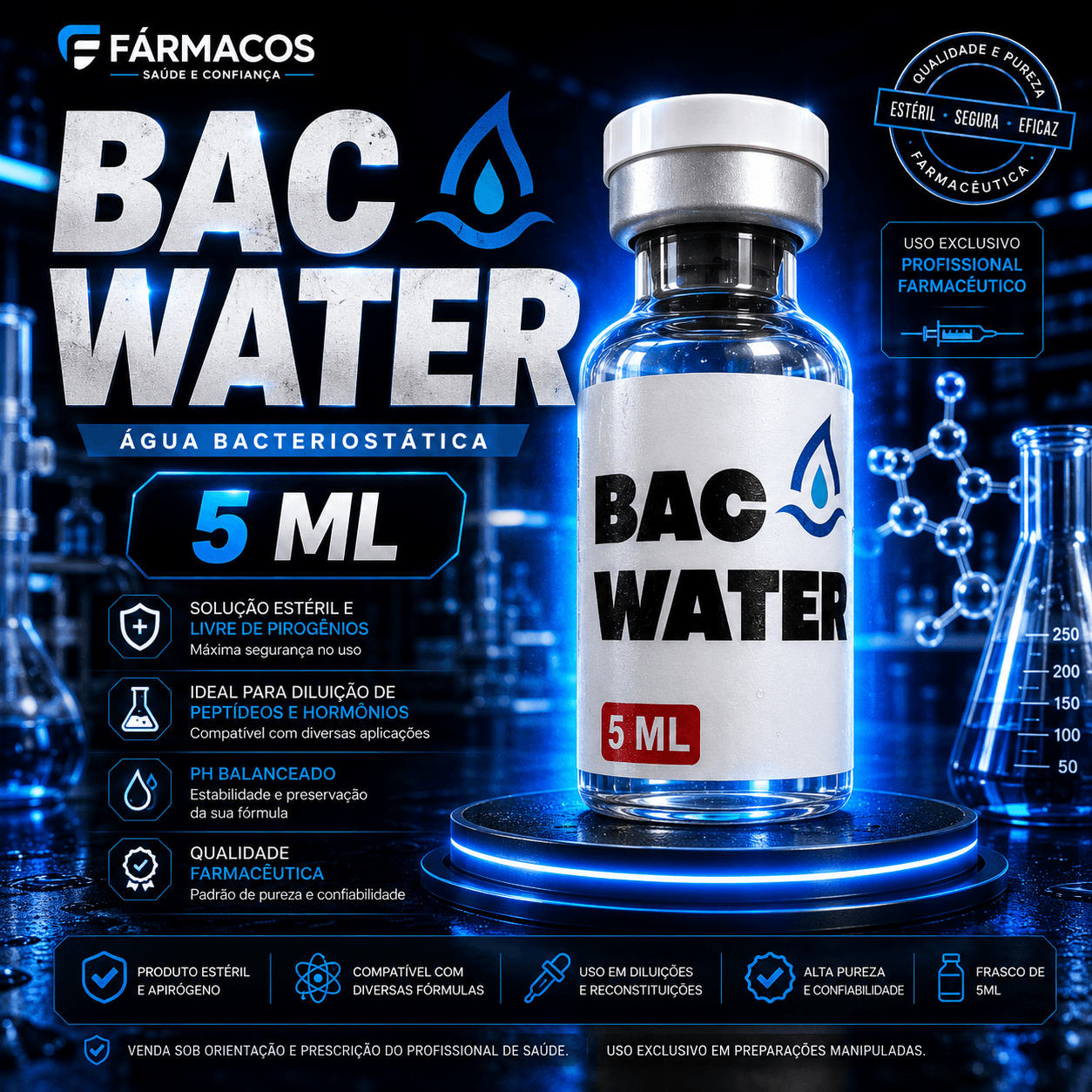 AGUA BACTERIOSTÁTICA