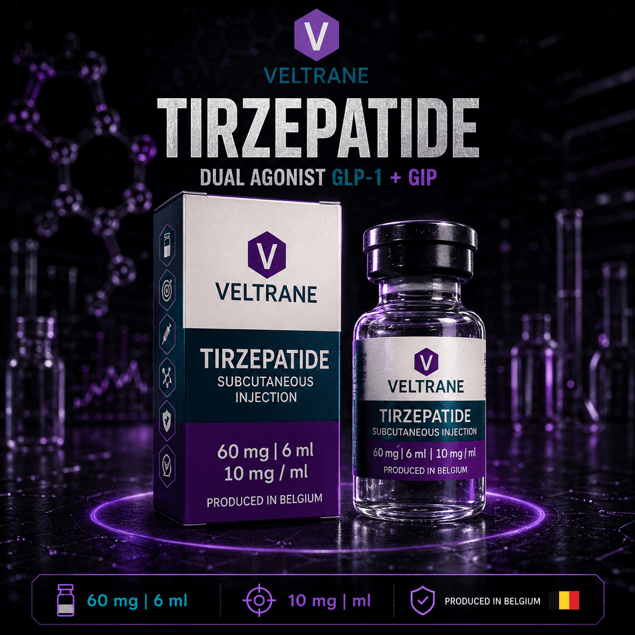 TIRZEPATIDA VELTRANE 60MG